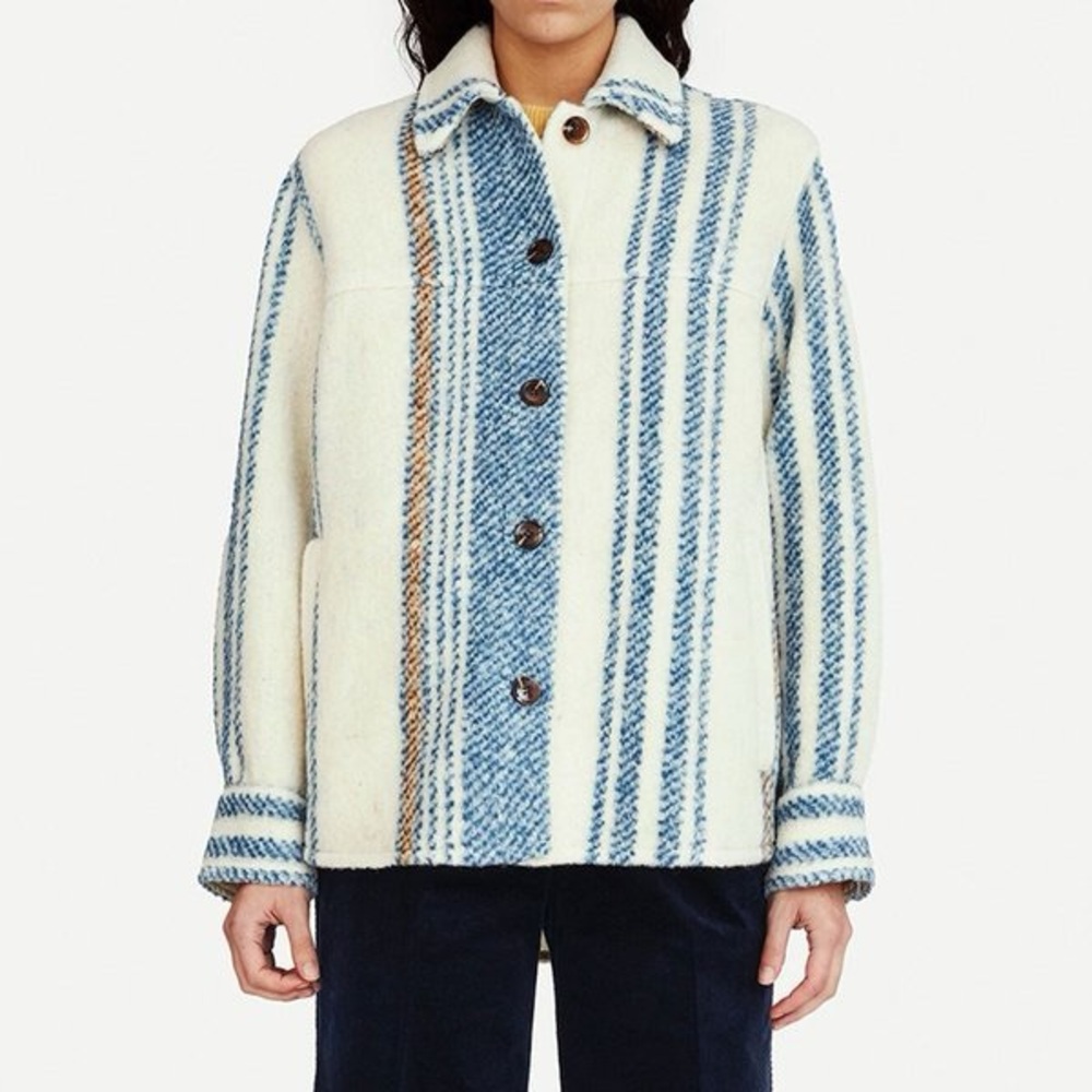 Samsøe Samsøe Rosa Wool Shirt Jacket XS - Picture 12 of 13
